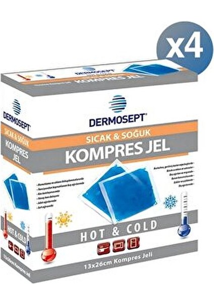 Sıcak Soğuk Termo Jel Kompres 13*26 cm Hafif ve Dayanıklı Buz Jel Termojel fırsatları