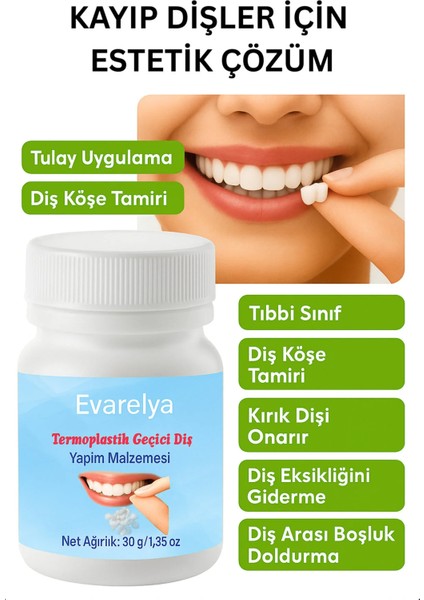 Geçici Takma Diş – Kırık ve Eksik Dişler Için Estetik Dolgu ile Hızlı ve Güvenli Onarım