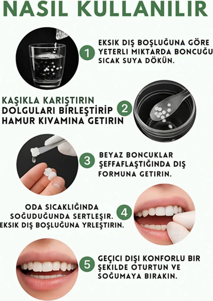 Geçici Takma Diş – Kırık ve Eksik Dişler Için Estetik Dolgu ile Hızlı ve Güvenli Onarım fiyatları