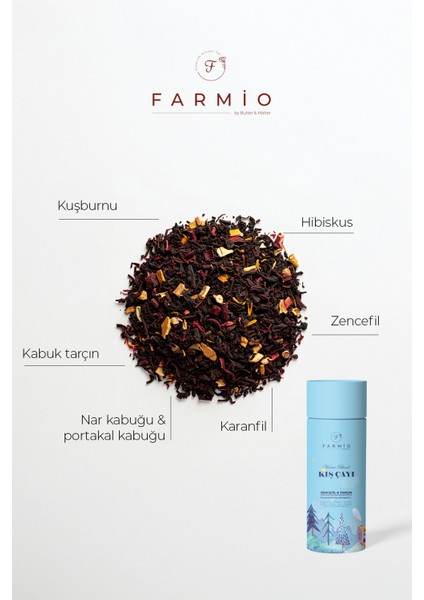 Kış Çayı – 50GR – Premium Karışım – Kuşburnu, Hibiskus, Tarçın, Zencefil, Portakal, Karanfil, Nar modelleri