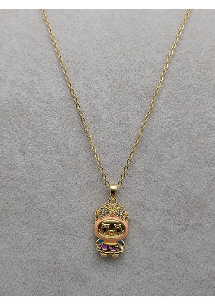 Labubu Çelik Kolye