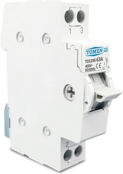 Tomzn TO119G 1p 63A Mts Çift Güç Manuel Transfer Izole Anahtar Kilit Kilit Kesici (Yurt Dışından) indirimleri