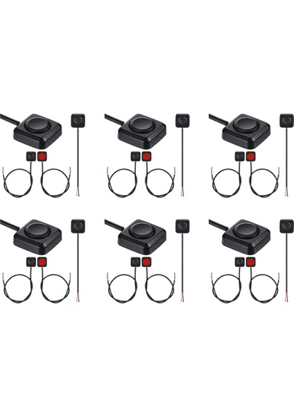 24 Pcs Anlık Anahtar Ana Push Düğmesi Kapalı Anahtar 12V 24V Yüzey Montaj Mini Düğme Anahtarı (Yurt Dışından)