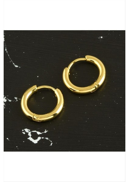 Çelik Halka Küpe 1 cm modelleri