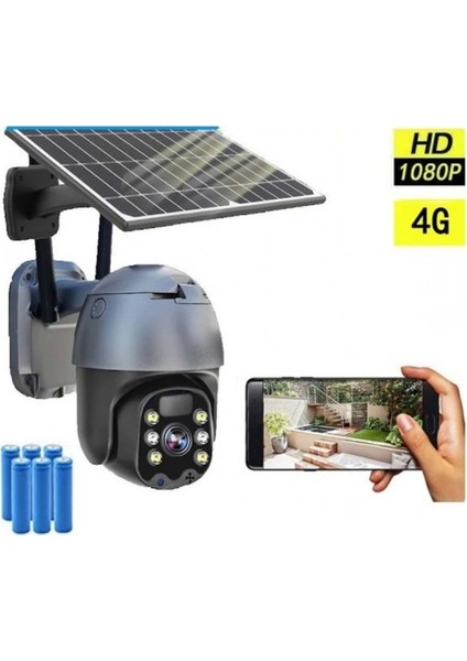 ZR-2085 4g 4mp 360 Derece Gece Görüş Çift Ses Pır Ir Güneş Panelli Akıllı Solar Kamera modelleri
