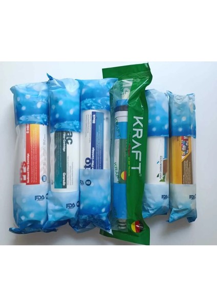 Su Arıtma Kapalı Kasa 6 Lı Filtre Set