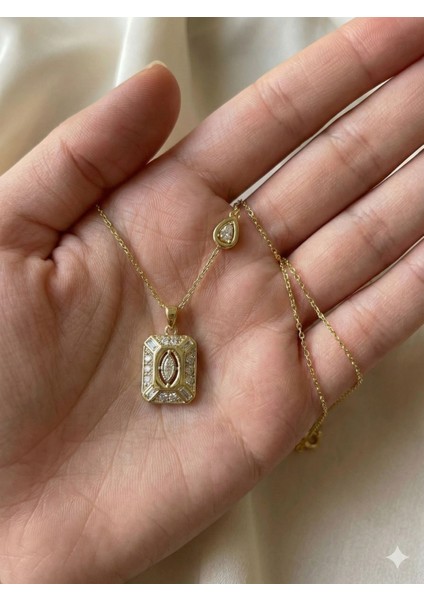 Paslanmaz, Kararmaz, Günlük Kullanıma Uygun Taşlı Kadın Kolye modelleri