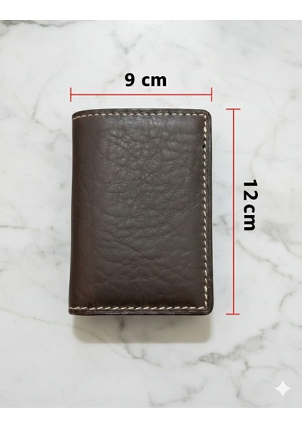 Hakiki Koyu Kahverengi Deri Ruhsatlık Erkek Kadın Cüzdan modelleri