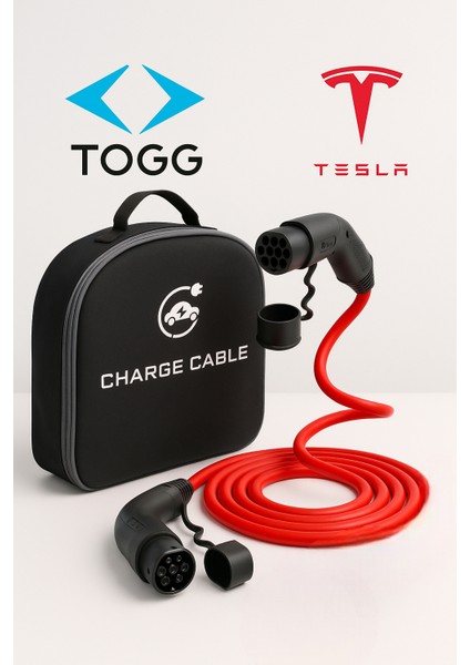 Elektrikli Araç Şarj Seti Type2 Tüm Modellerle Uyumludur Hızlı Şarj modelleri