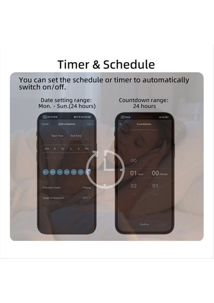 Tuka Wifi Sıcaklık Anahtarı Zamanlayıcı Sıcaklık Kontrol Anahtarı Akvaryumlar Için Kontrol Su Sıcaklığı Izleme 20A (Yurt Dışından) modelleri