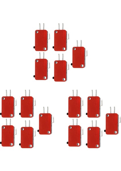 15A 250VAC 4A 250VAC Srew Konnektör Aktüatör Sınırı Mikro Switch 15 Pcs (Yurt Dışından)