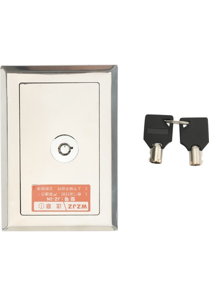 Garaj Kapısı Açıcı Elektrikli Kapı Rulo Anahtarı Kilit Kutusu Yüzeye Monte Gizli Düğme Anahtarı B (Yurt Dışından)