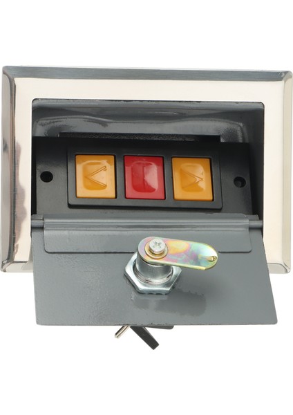 Garaj Kapısı Açıcı Elektrikli Kapı Rulo Anahtarı Kilit Kutusu Yüzeye Monte Gizli Düğme Anahtarı B (Yurt Dışından) indirimleri