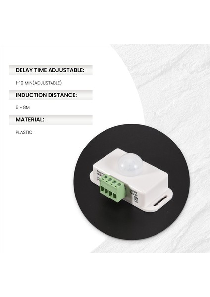 Pır Kızılötesi Hareket Sensörü Dedektörü Dc 12V-24V Şerit Işık Hareket Sensörü Anahtarı Dolap Dolabı Merdiven Mutfak (Yurt Dışından) fırsatları