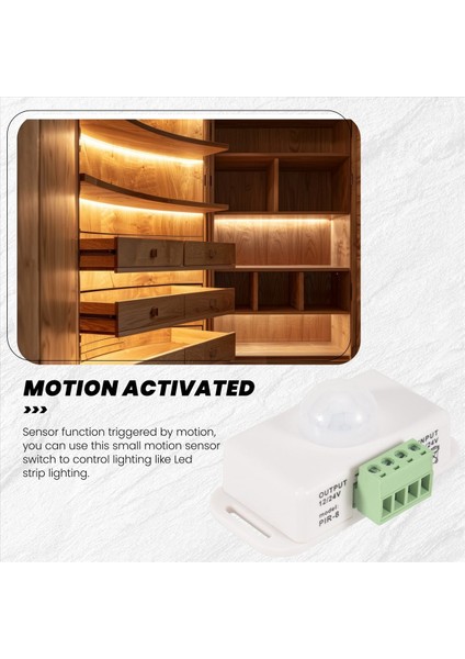 Pır Kızılötesi Hareket Sensörü Dedektörü Dc 12V-24V Şerit Işık Hareket Sensörü Anahtarı Dolap Dolabı Merdiven Mutfak (Yurt Dışından) indirimleri
