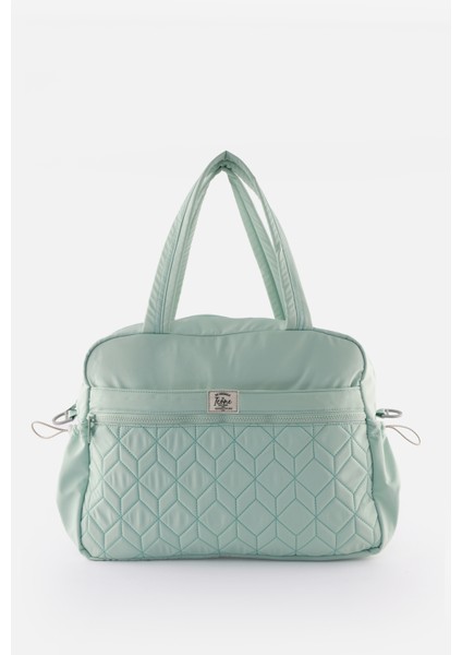 Spor Çanta Çok Cepli, Suluk & Biberon Bölmeli, Kapitone Detaylı, Valize Takılabilir