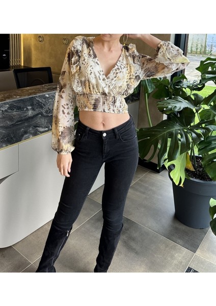 Desenli Bluz 24K23303 fiyatları
