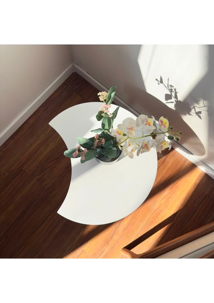 Ahşap Ayaklı Koltuk Yanı Ceviz C Sehpa - Oturma Odası Dekorasyonu modelleri