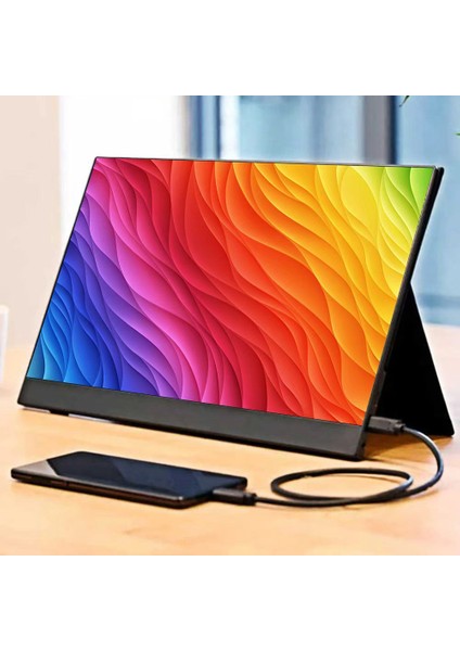 15.6 Full Hd Dokunmatik Taşınabilir Monitör | Tek Kablo Bağlantı | Portable Monitör Kılıflı Vesa Uyumlu fiyatları