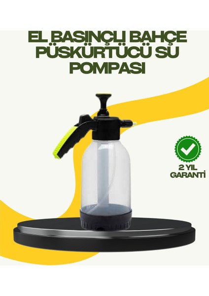 Manuel Basınçlı Köpük Püskürtücü Ayarlanabilir Nozullu 2 Litre Araba Yıkama