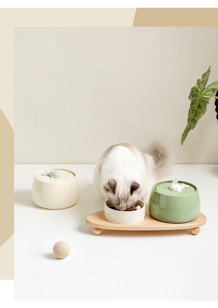 Otomatik Seramik Sirkülasyon Filtreli Kedi Su İçme Kabı (Yurt Dışından) fiyatları