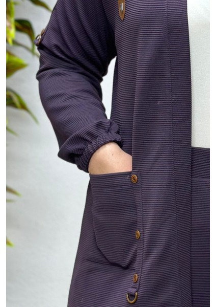 Kadın Büyük Beden Ottoman Cepli Çelik Hırka fırsatları