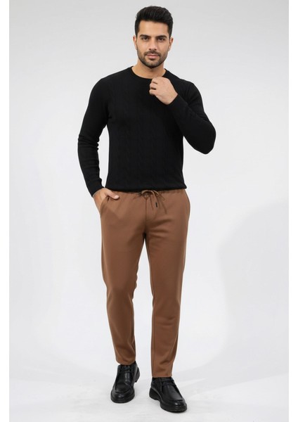 Venüs Overseyst Lastikli Camel Pantolon