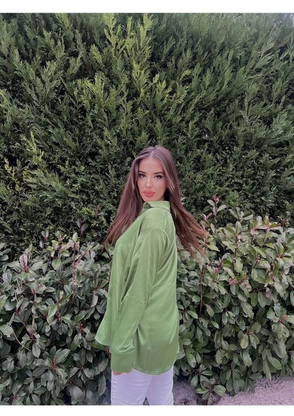 Saten Yeşil Gömlek fiyatları