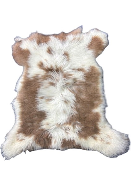 Naturel Doğal Kahve Alacalı Medikal Koyun Postu - Boyasız Doğal Koyun Postu fırsatları