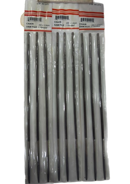 Eğe 1-1/4 3.5 mm Akülü Testere Zincir Için 9 Adet