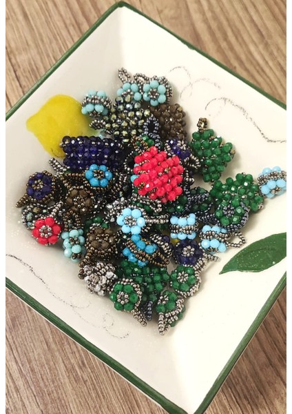 Çanta Formunda El Yapımı Cevşen / Nazarlık / Kolye Ucu Ya Da Yaka Iğnesi