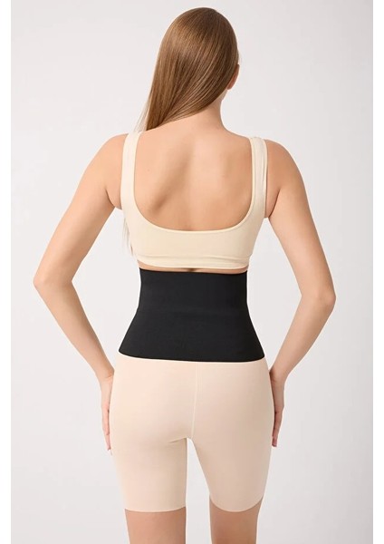 Tolfa Uzun Model Beli Saran Karın ve Göbek Toparlayıcı Esnek Korse Siyah Renk fırsatları