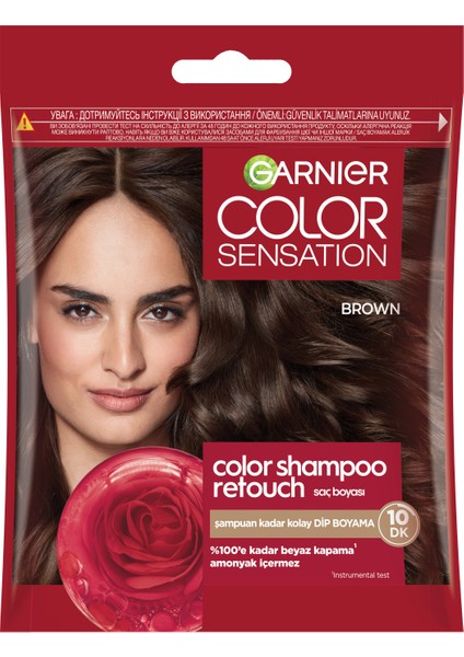 2'li color Shampoo Retouch Şampuan Kolaylığında Dip Boyası, Kahve 4.0 fiyatları