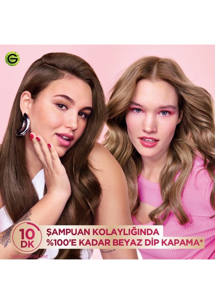 2'li color Shampoo Retouch Şampuan Kolaylığında Dip Boyası, Kahve 4.0 indirimleri