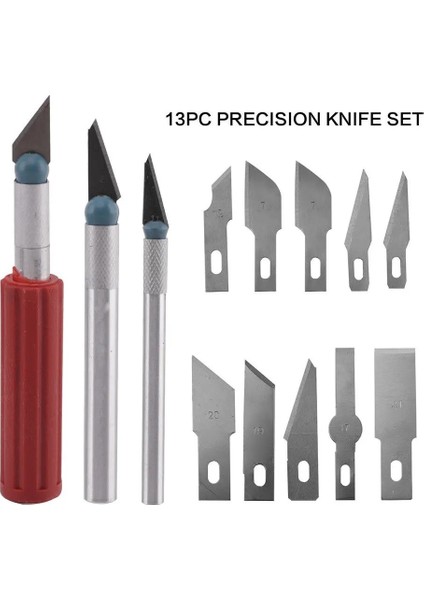 Neşter Seti Keskin Bıçak Seti 13 Parça