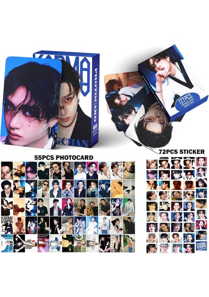 Stray Kıds Bangchan '' Karma '' Çift Yön Baskılı Lomo Card Seti fırsatları