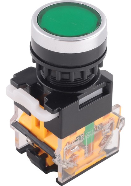 LA38-11/203 Ip Düğmesi Anlık Ağır Hizmet Güç Pres Anahtarı Yeşil (Yurt Dışından)