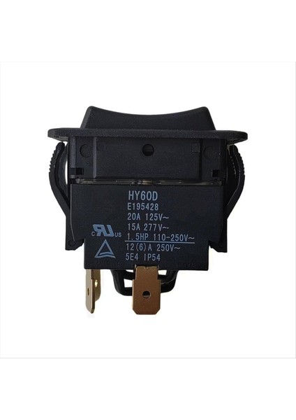 HY60D Rocker Anahtarı Otomatik Sıfırlama Ret-Ext Motor 20A 125VAC 12 (6) 250VAC Bı (Yurt Dışından) fırsatları