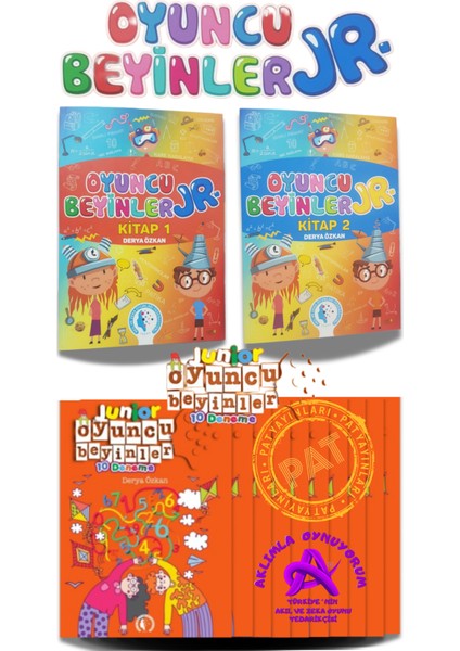 Oyuncu Beyinler Jr. Kitapları ve Deneme Sınavları