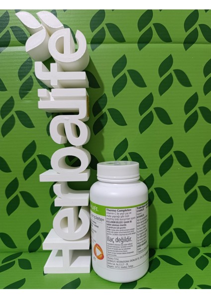 Thermo Complete Vitamin C-Yeşil Çay-Kafein-Mate Yaprağı Eçeren 90 Tablet Takviye Edici Gıda fırsatları