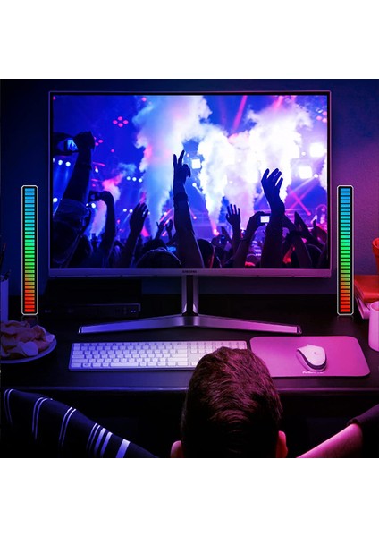 Rgb Sese Duyarlı Taşınabilir Ekolayzer LED Çubuk fırsatları