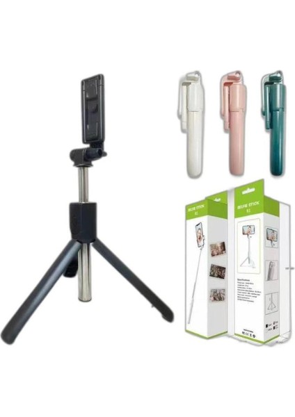 Uzaktan Kumandalı Tripod Özellikli Selfie Çubuğu fiyatları