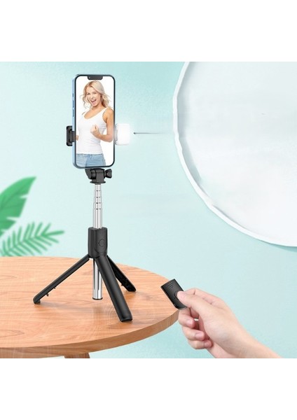 Uzaktan Kumandalı Tripod Özellikli Selfie Çubuğu modelleri
