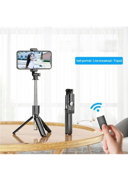 Uzaktan Kumandalı Tripod Özellikli Selfie Çubuğu fırsatları