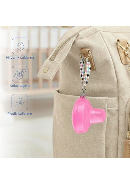 Emzik Saklama Kabı Pembe