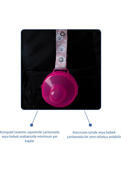 Emzik Saklama Kabı Pembe modelleri