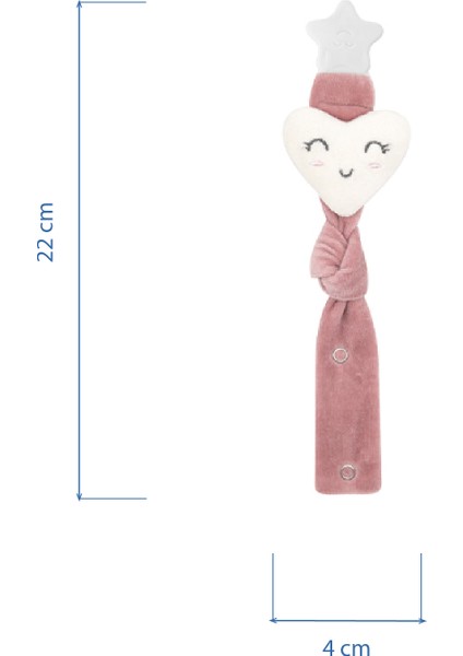 Emzik Askısı Gül Kurusu 743