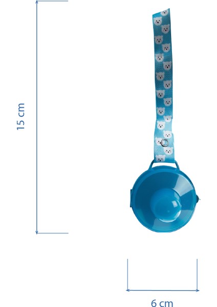 Emzik Saklama Kabı Mavi