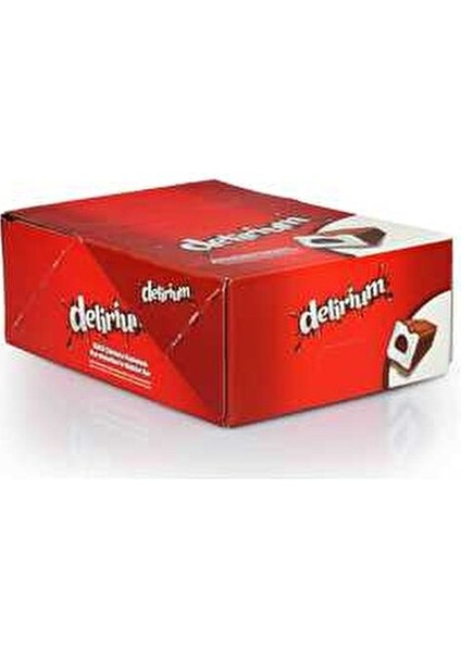 Delirium Sütlü Çikolata 28 gr x 24 Lezzetli Tatlı İkramlıklar İçin Şeker İçeriği
