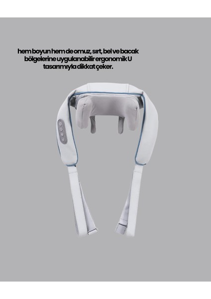 Titreşimli Boyun Masaj Cihazı Isı Terapili Şarjlı Vnb-01 Ergonomik U Tasarım - ER001Y-53KMC8 modelleri
